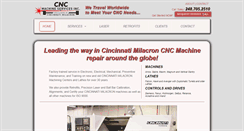 Desktop Screenshot of cncmachineservices.com