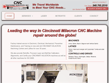 Tablet Screenshot of cncmachineservices.com